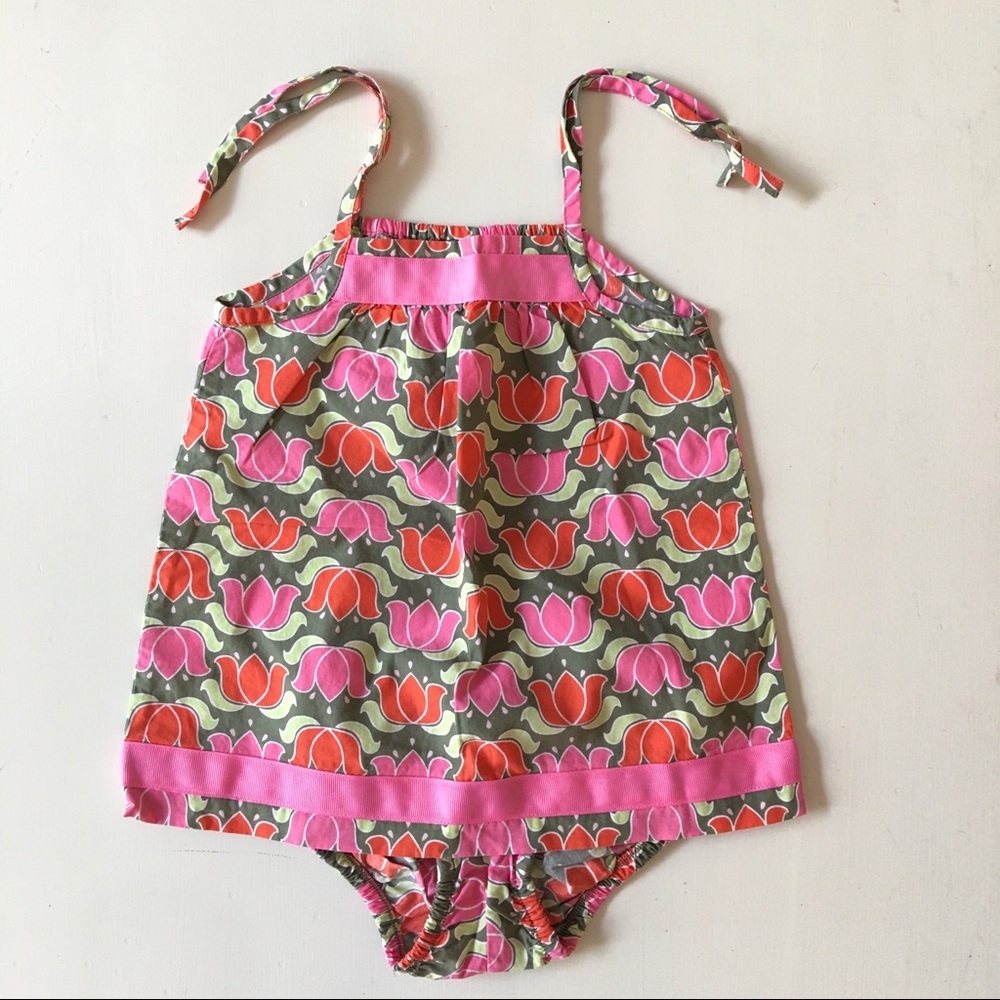Hanna Andersson Shift Dress and Bloomer Set